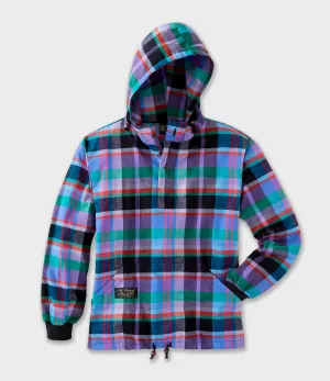 Hooded Flannel Pullover - Garden Island