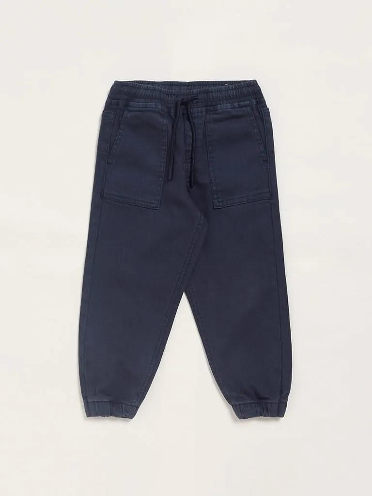 HOP Kids Solid Navy Joggers