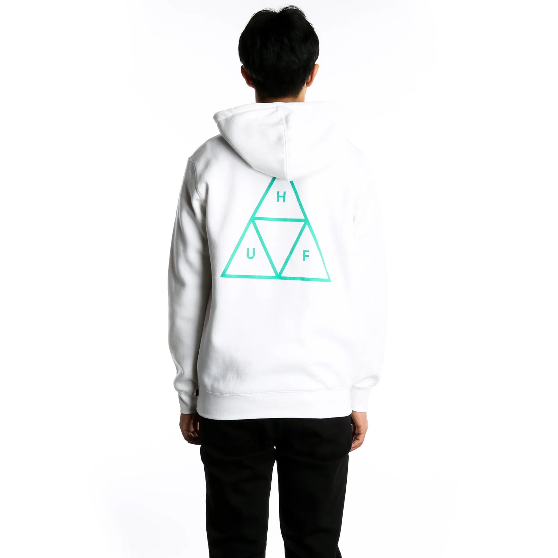 Huf Triple Triangle Pullover Hoodie - White