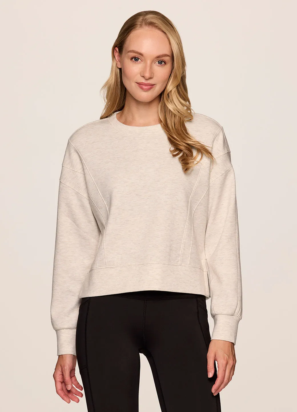 In The Studio Cropped Pullover