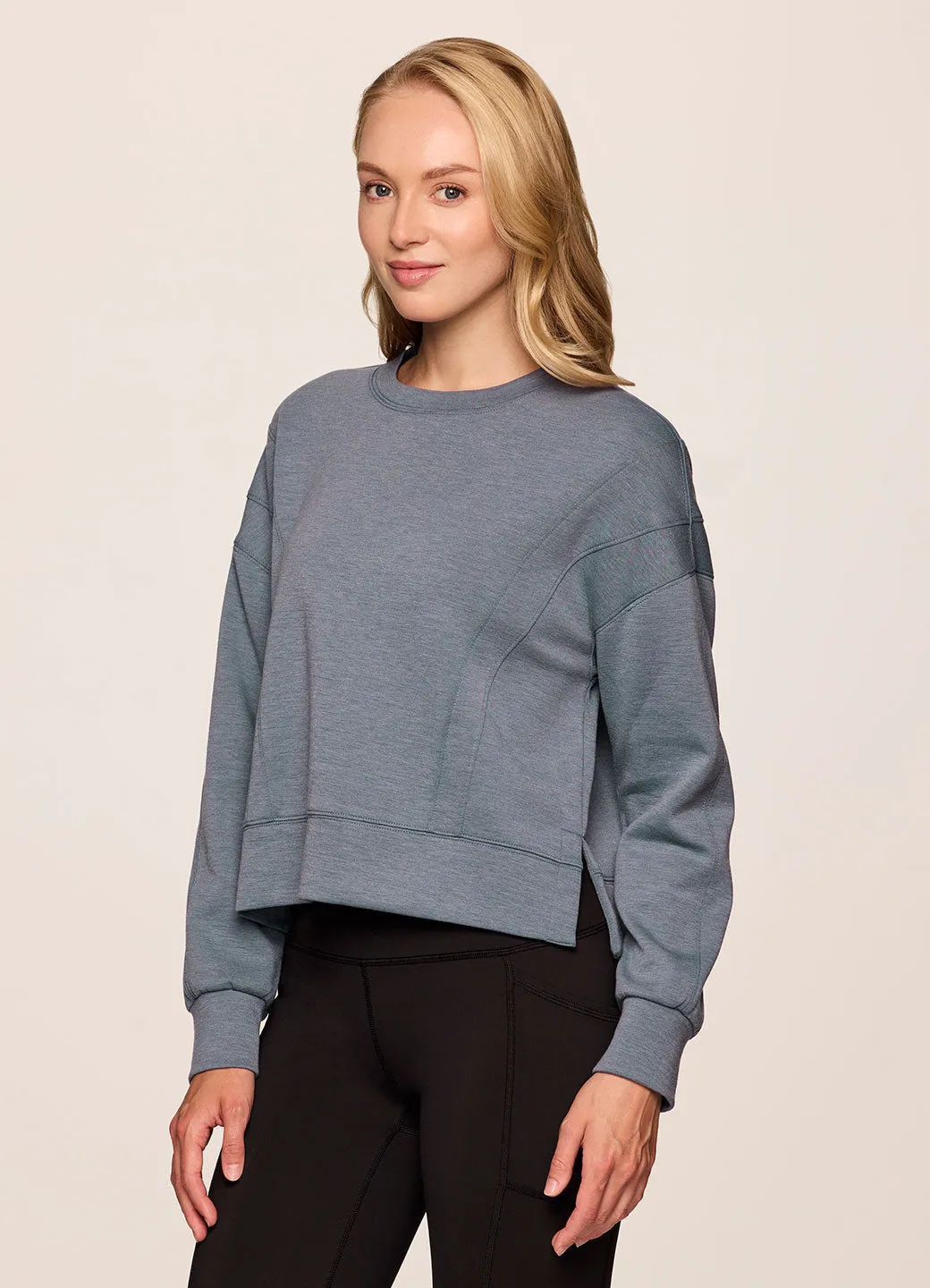 In The Studio Cropped Pullover