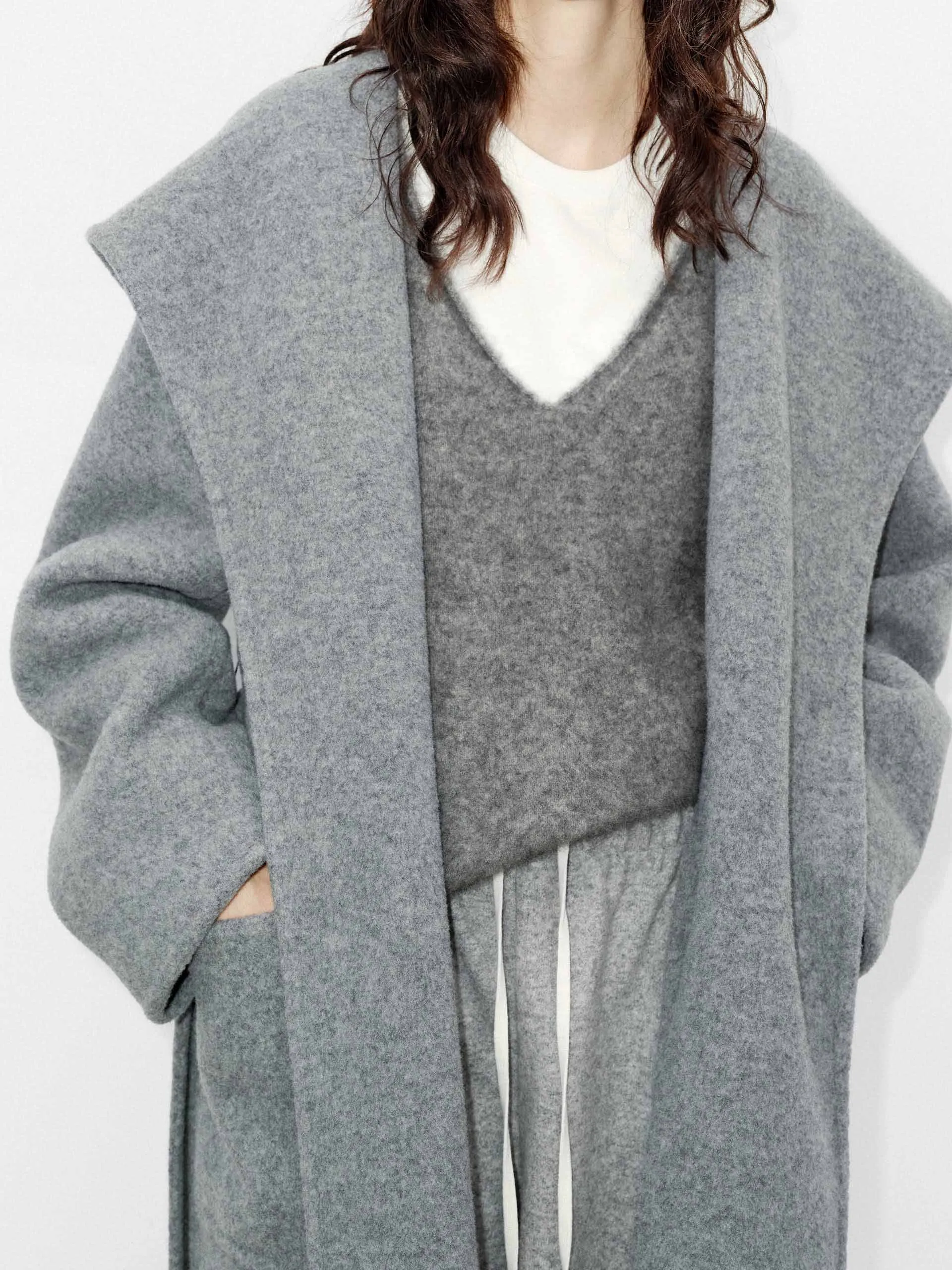 Include Belt Merino Wool Coat