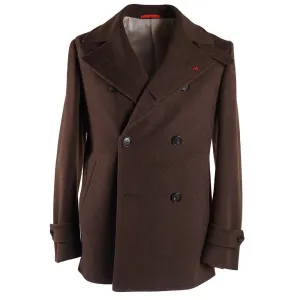 Isaia 'Cortina' Slim-Fit Pea Coat