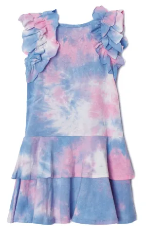 Isobella & Chloe Sunny Smile Dress - Blue Tie Dye