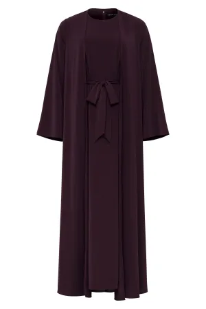 Jana Abaya Set - Deep Purple