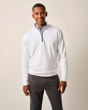 Johnnie-O Sully 1/4 Zip Pullover White