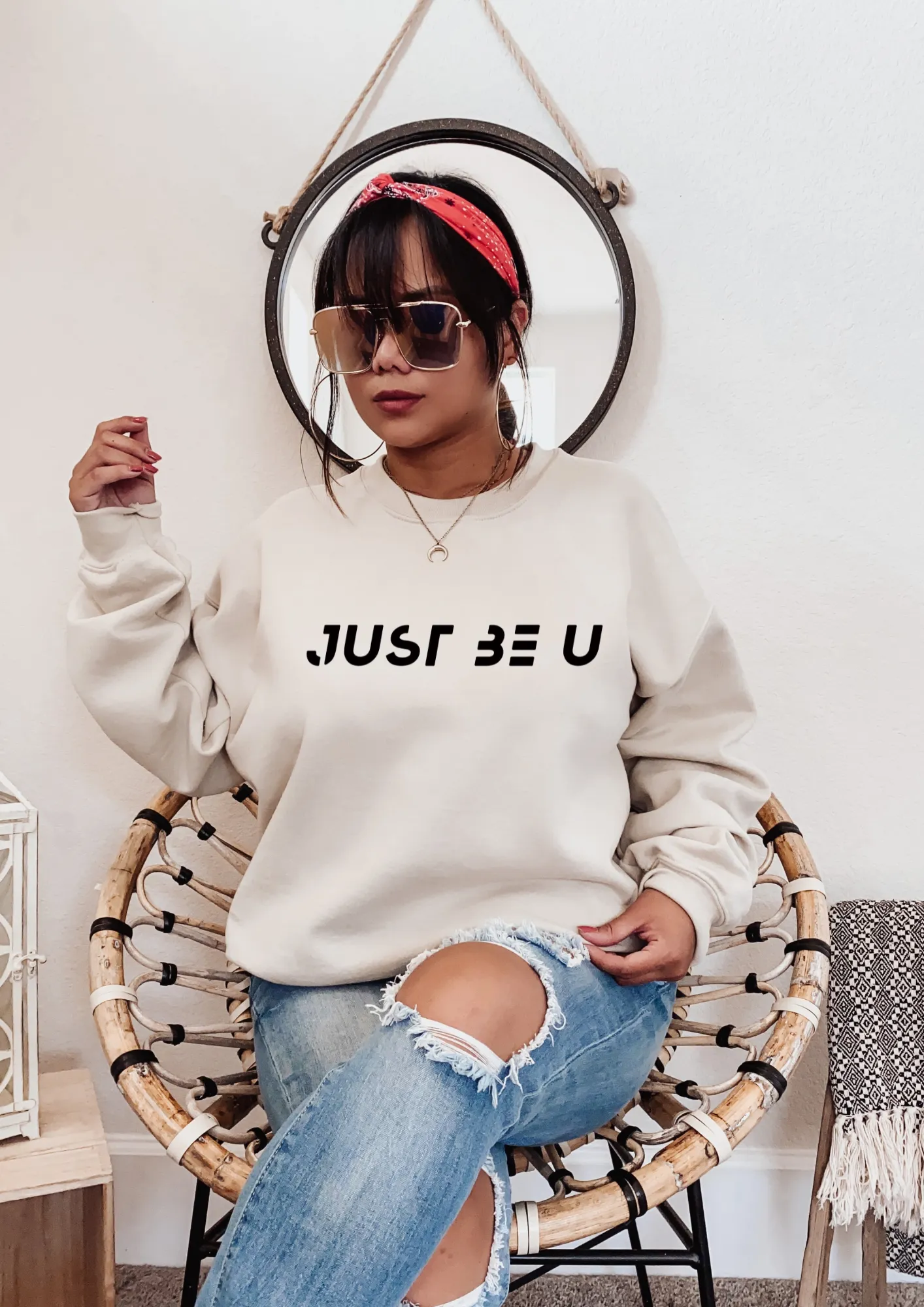 Just BE U Crewneck Sweatshirt