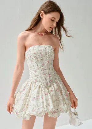 Kendal Floral Bubble Mini Dress