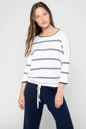 KINROSS CASHMERE - DRAWSTRING PULLOVER