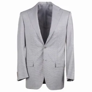 Kiton Micro Check Wool Sport Coat