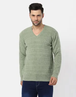 Knitted V-Neck Gents Pullover