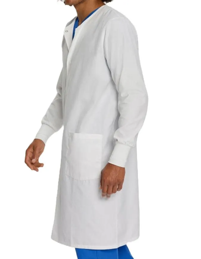 Landau 41 Inch Unisex Two Pockets Cover White Medical Lab Coat