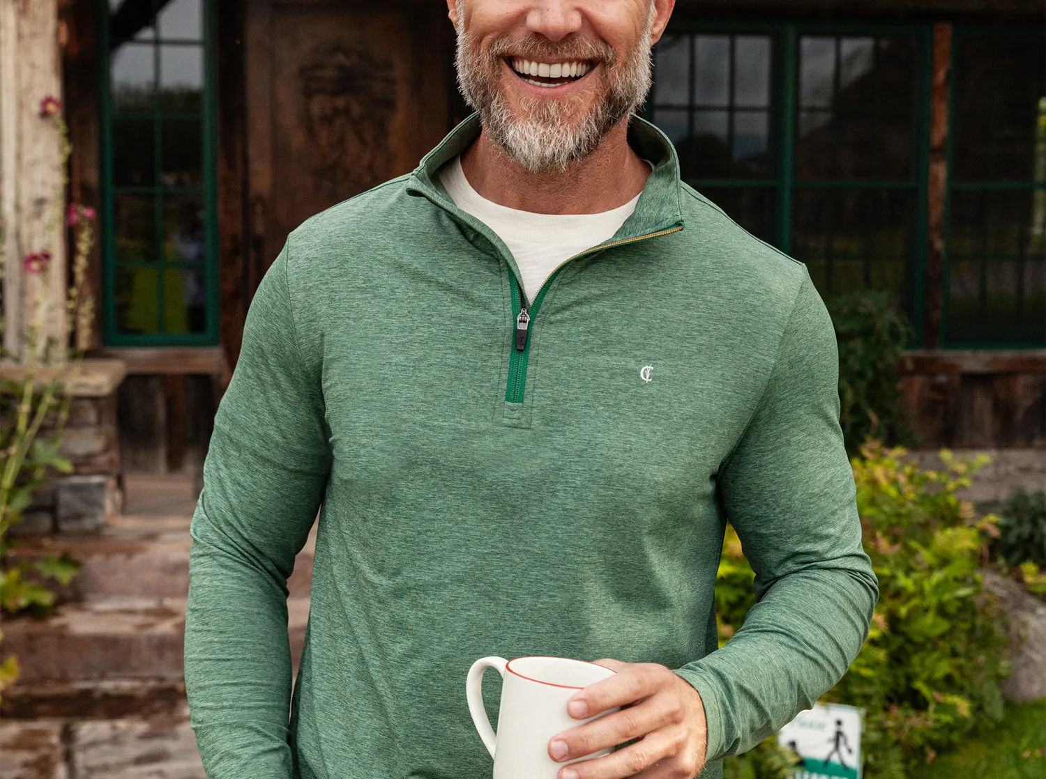 Lightweight Performance Pullover - Heather Forest