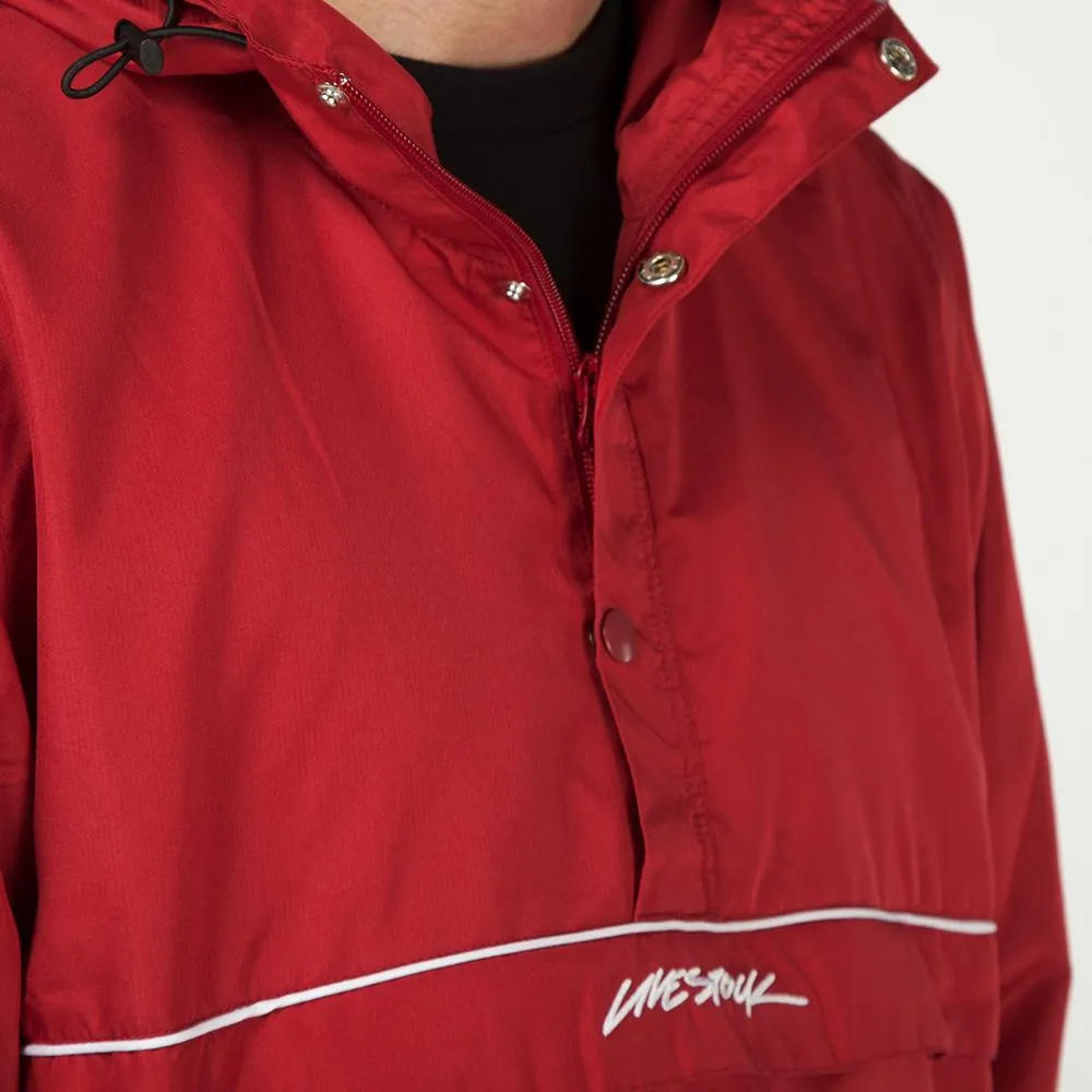 Livestock Pullover Anorak / Red