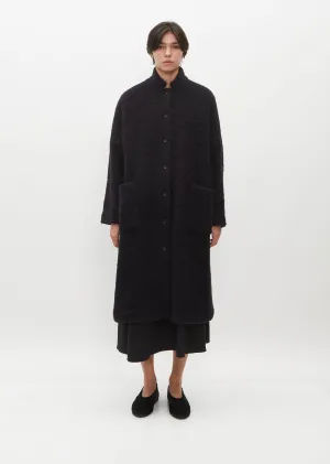 Long Alpaca and Wool Coat