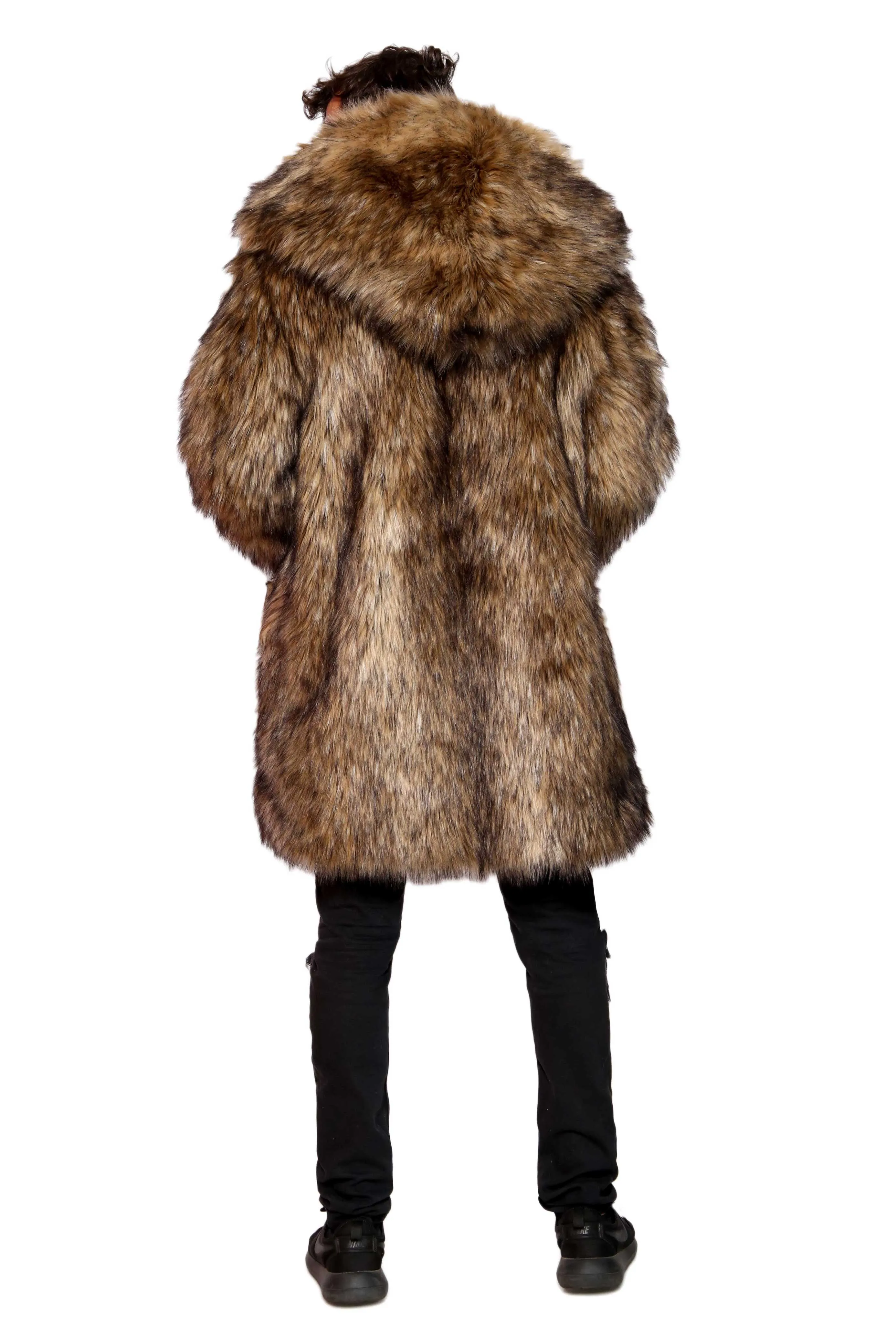 Men's Short Desert Warrior Coat in "Mountain Coyote"