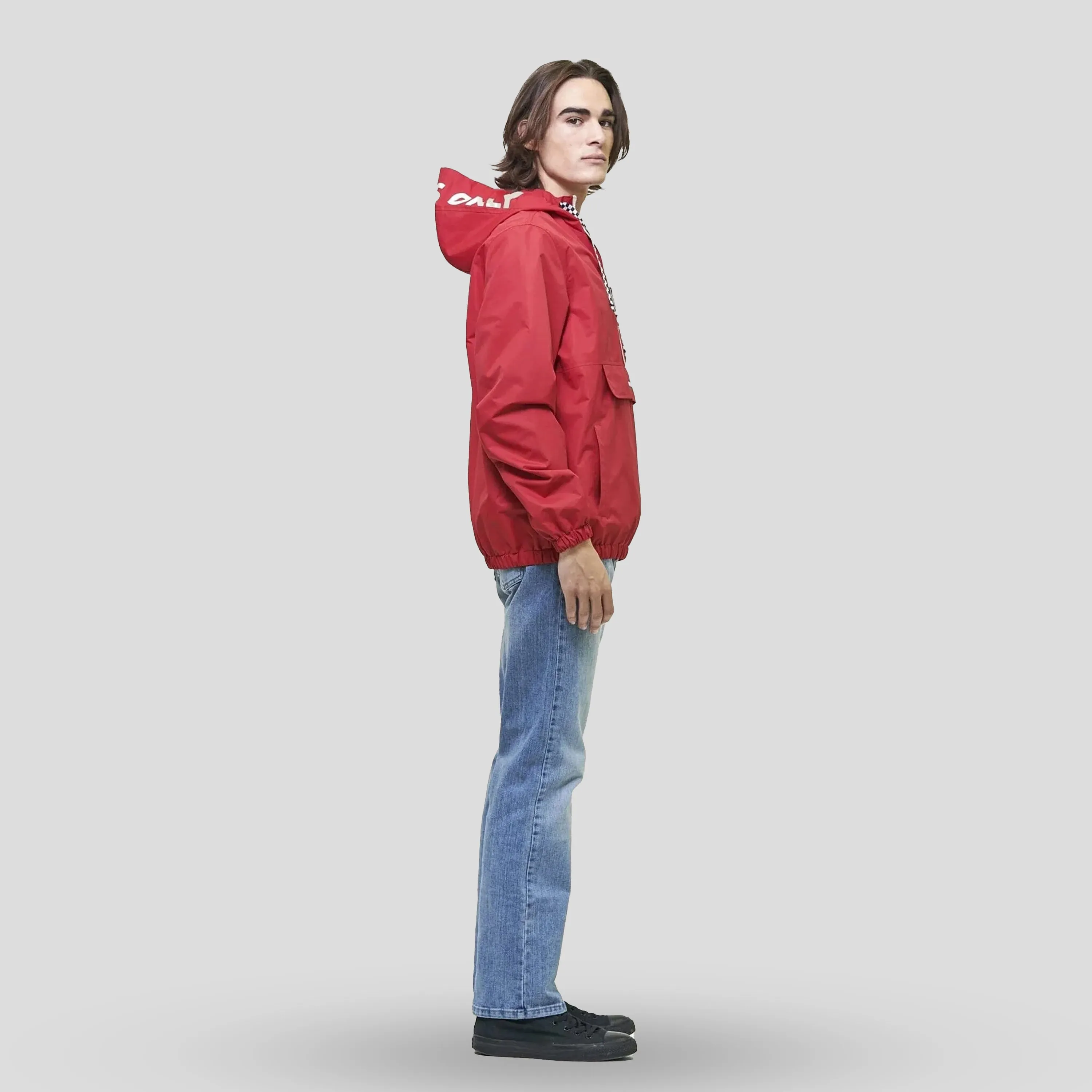 Men's Solid Pullover Jacket - FINAL SALE