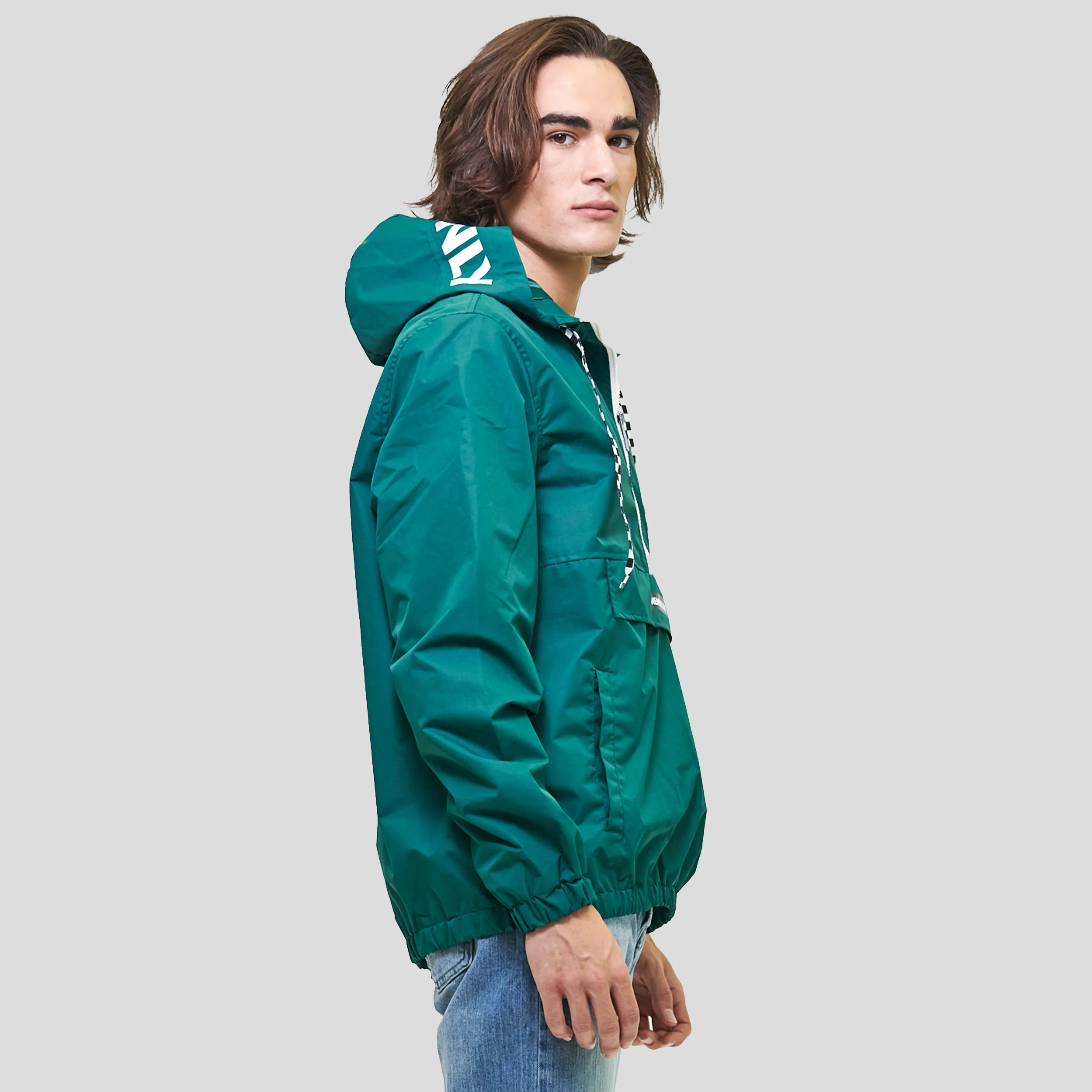 Men's Solid Pullover Jacket - FINAL SALE