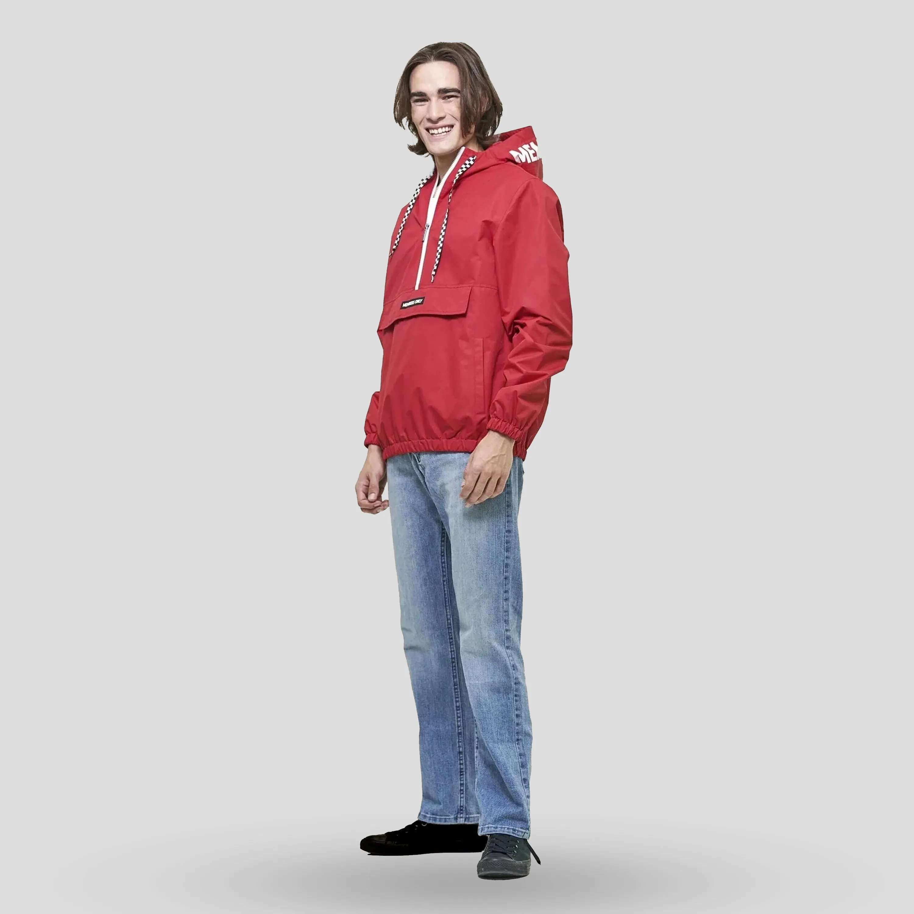 Men's Solid Pullover Jacket - FINAL SALE