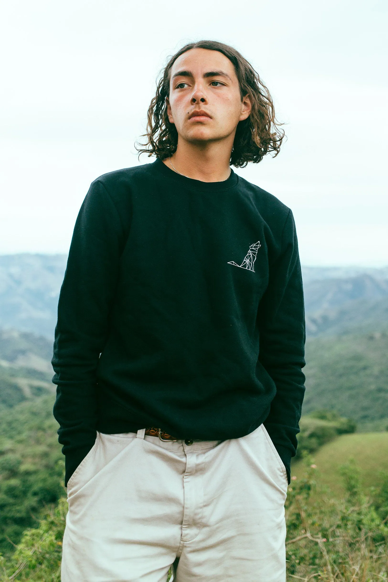 Men's Sweatshirt | Simplistic Wolf