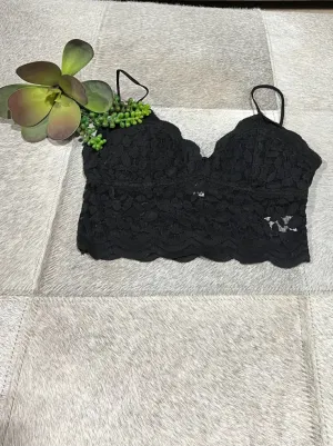 Mia Black Lace Bralette