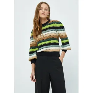 MSMikala Pullover - JUNGLE GREEN STRIPE