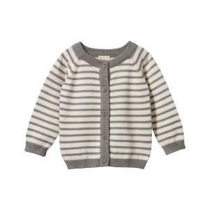 NATURE BABY PIPER CARDIGAN BROOK SAILOR STRIPE