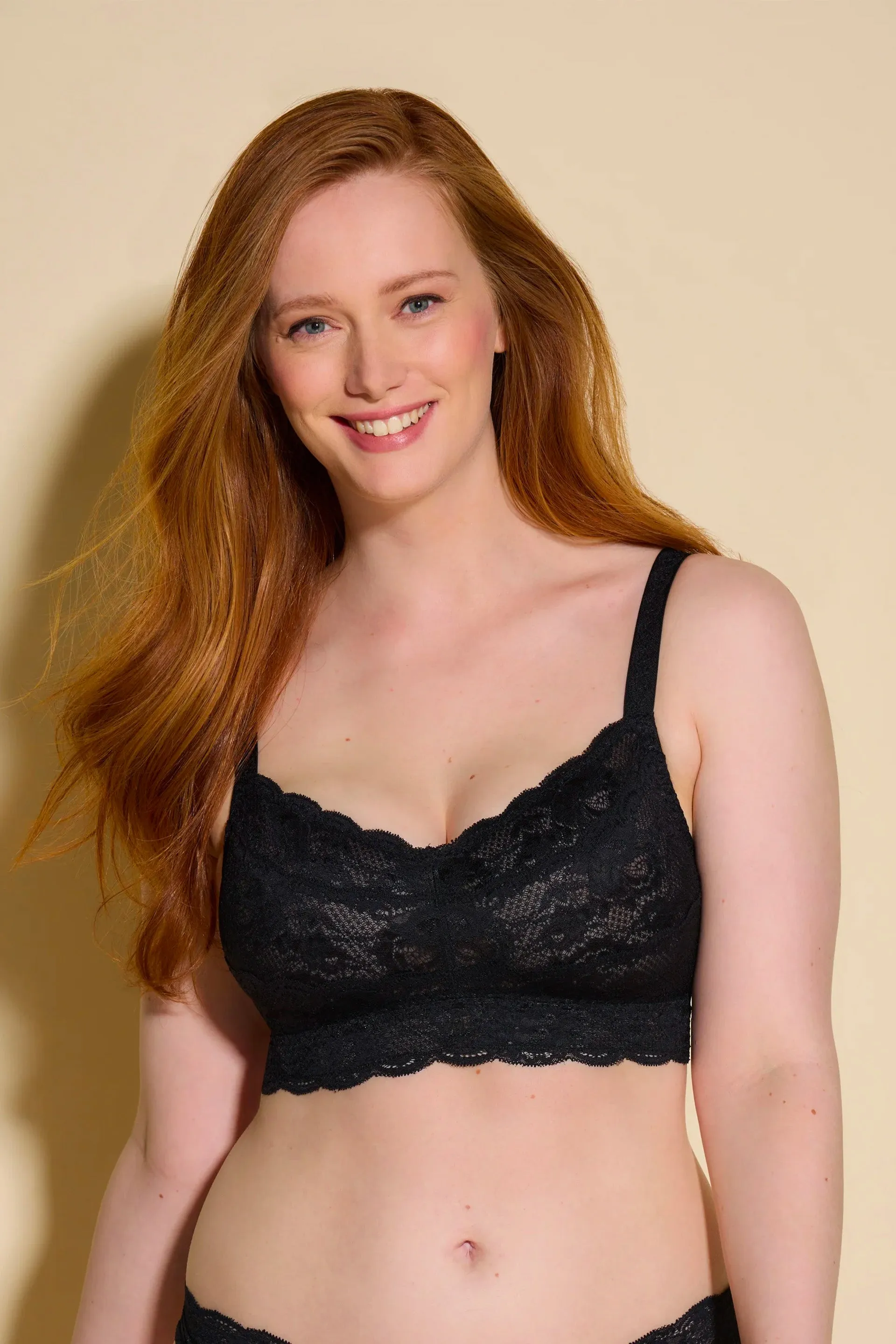 Never Say Never Curvy Sweetie Bralette Black