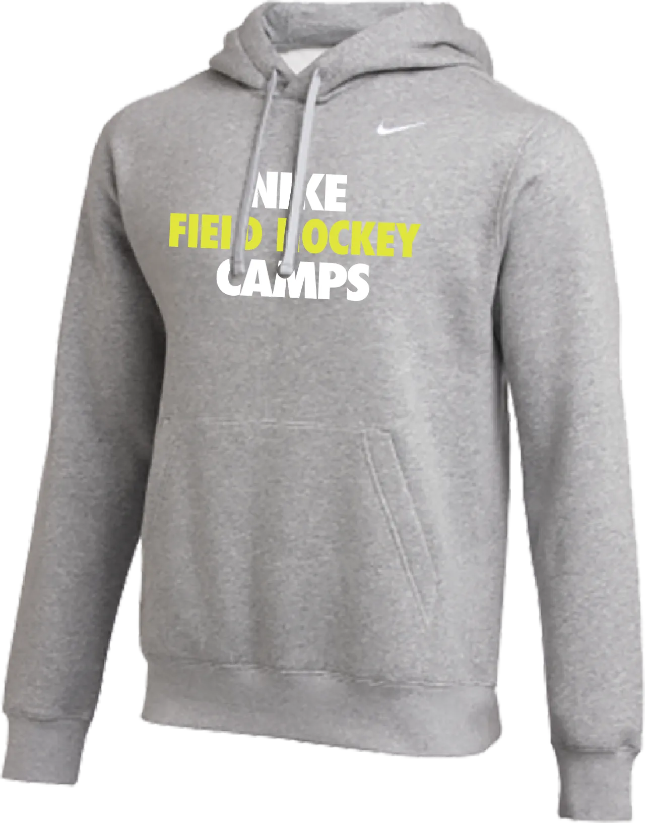 Nike Field Hockey Camps Club Fleece Pullover Hoodie - Heather Grey