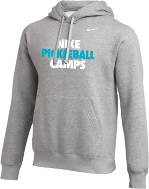 Nike Pickleball Camps Club Fleece Pullover Hoodie - Heather Grey