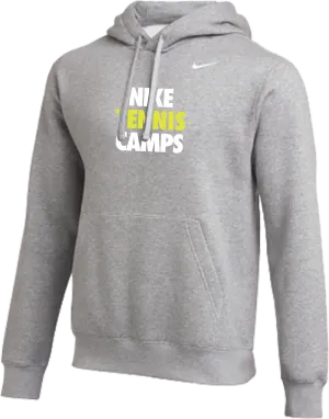 Nike Tennis Camps Club Fleece Pullover Hoodie - Heather Grey