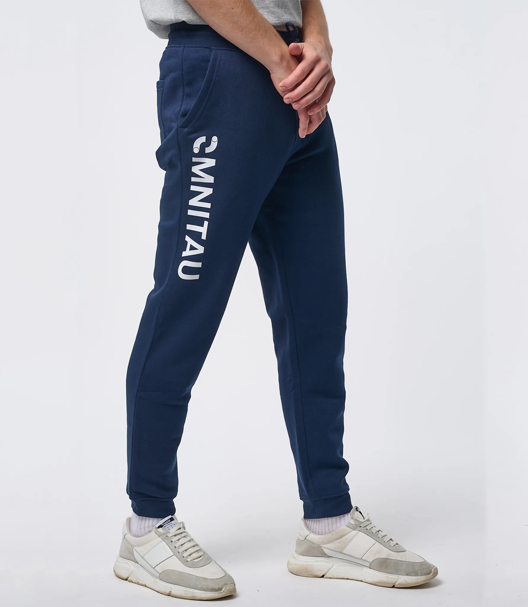 Omnitau Men's Prime Organic Cotton Sweatpant Joggers - French Navy