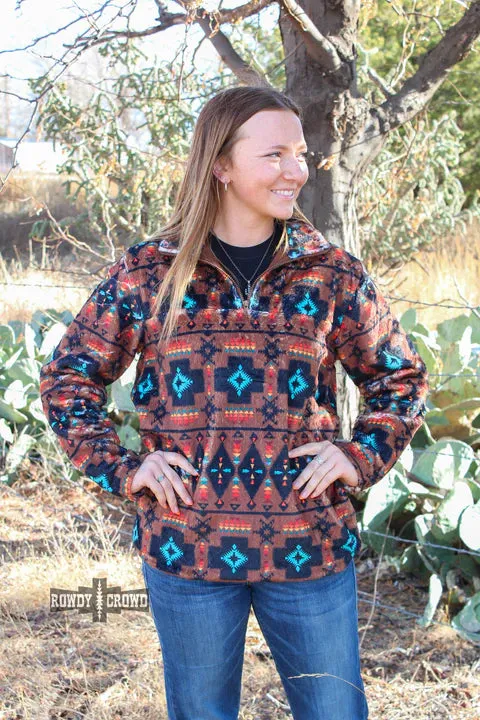 Online Exclusive | River Walk Pullover in Aztec Print