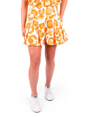 Party Short - Orange Collegiate Cheetah