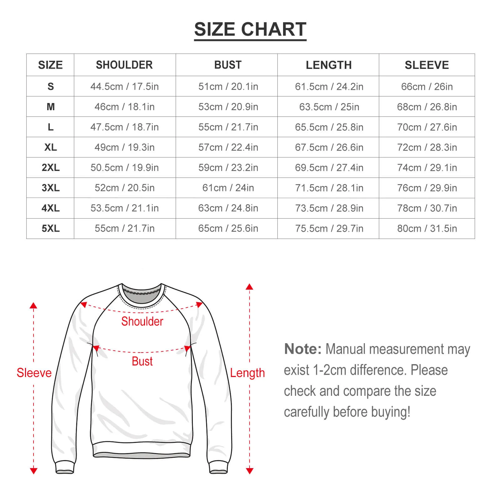 Personalize Your Own 280gsm Unisex Crewneck Raglan Sweatshirt-S to 5XL