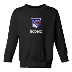 Personalized New York Rangers Toddler Crewneck Sweatshirt