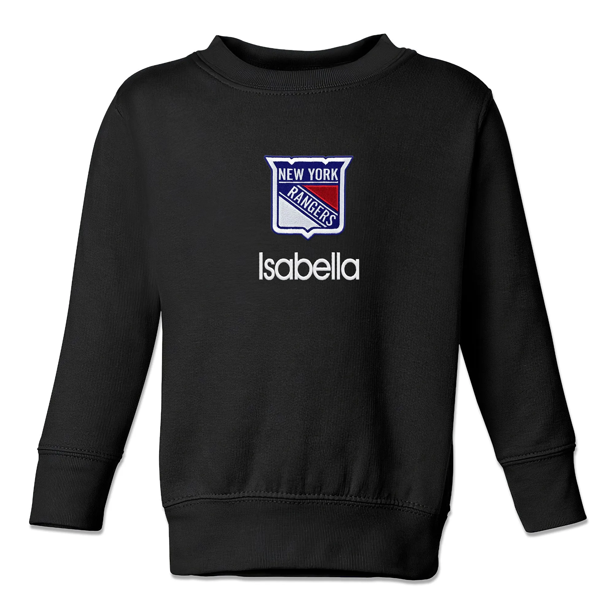 Personalized New York Rangers Toddler Crewneck Sweatshirt