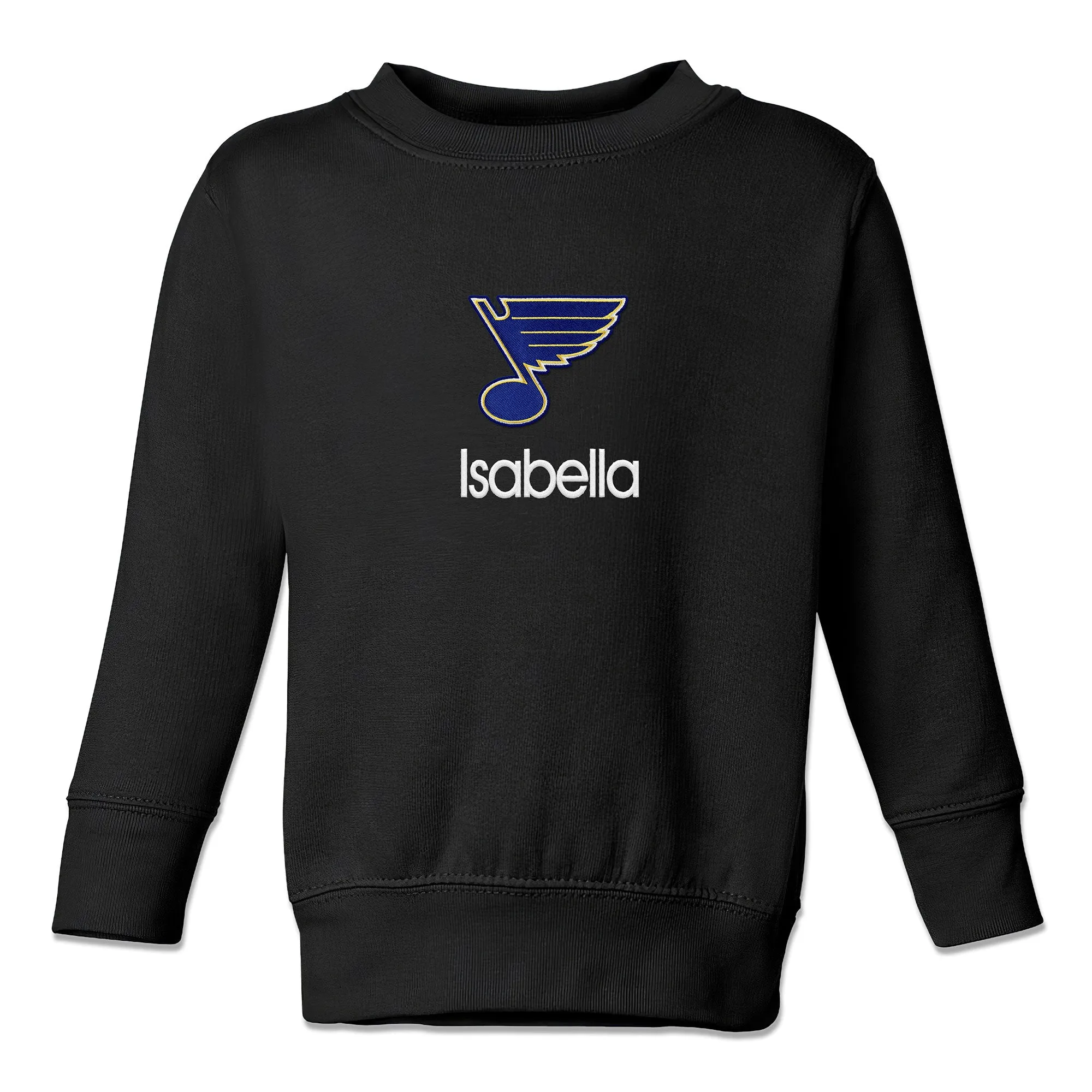 Personalized St. Louis Blues Toddler Crewneck Sweatshirt