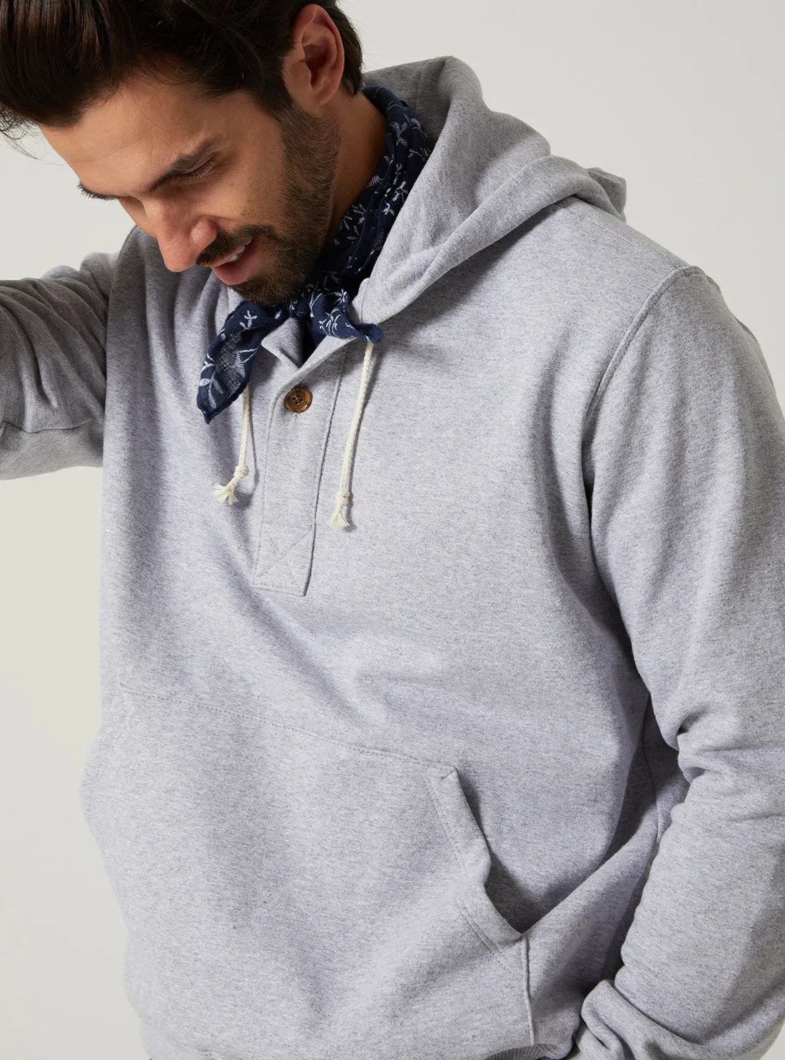 Popover Hoodie - Heather Grey