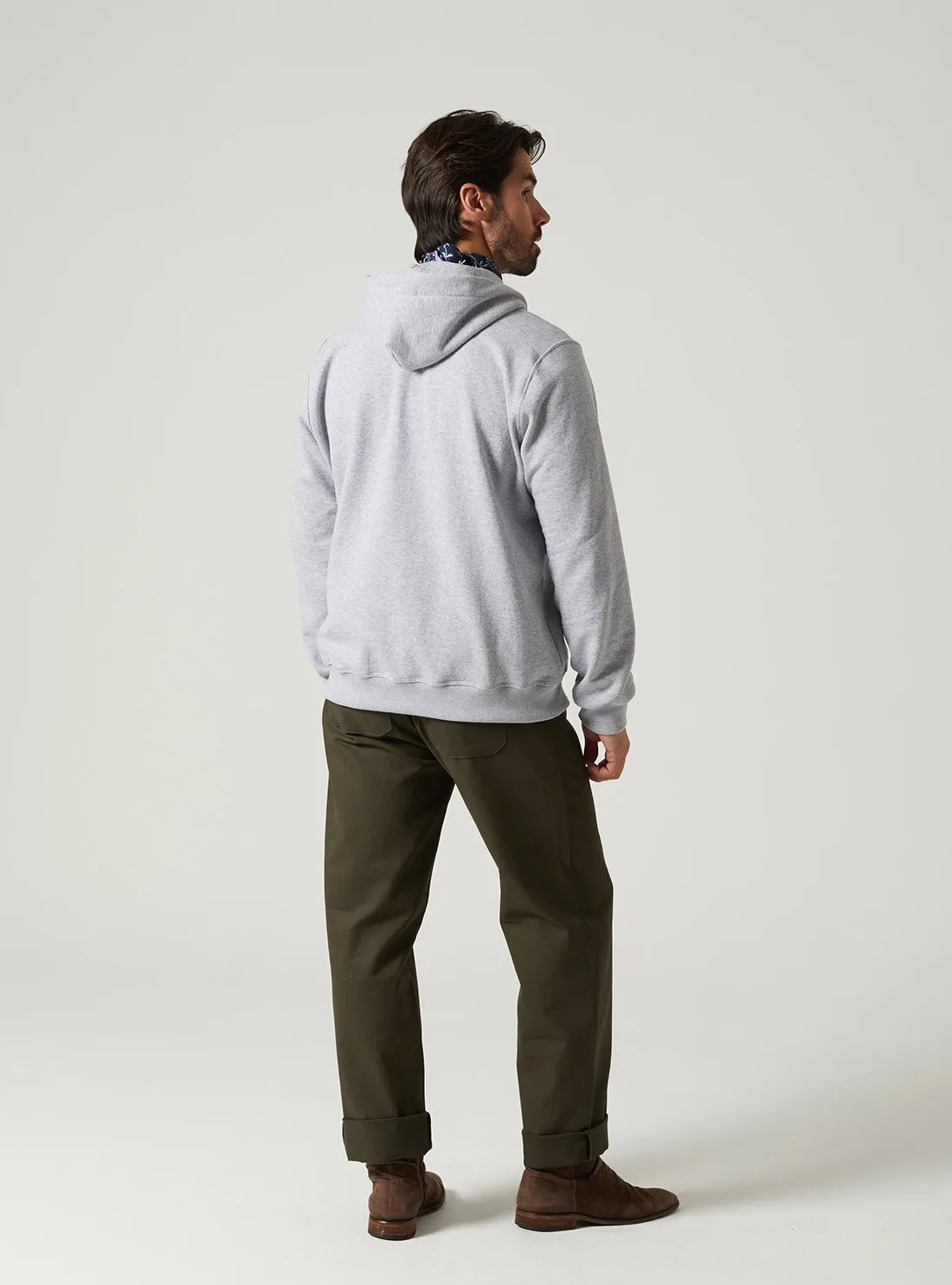 Popover Hoodie - Heather Grey