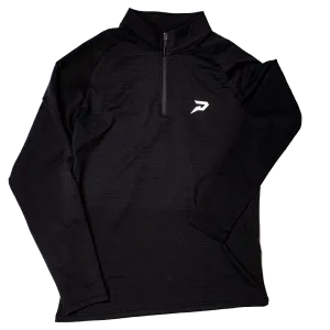 Quantum Lite Performance Quarter Zip Pullover - Black