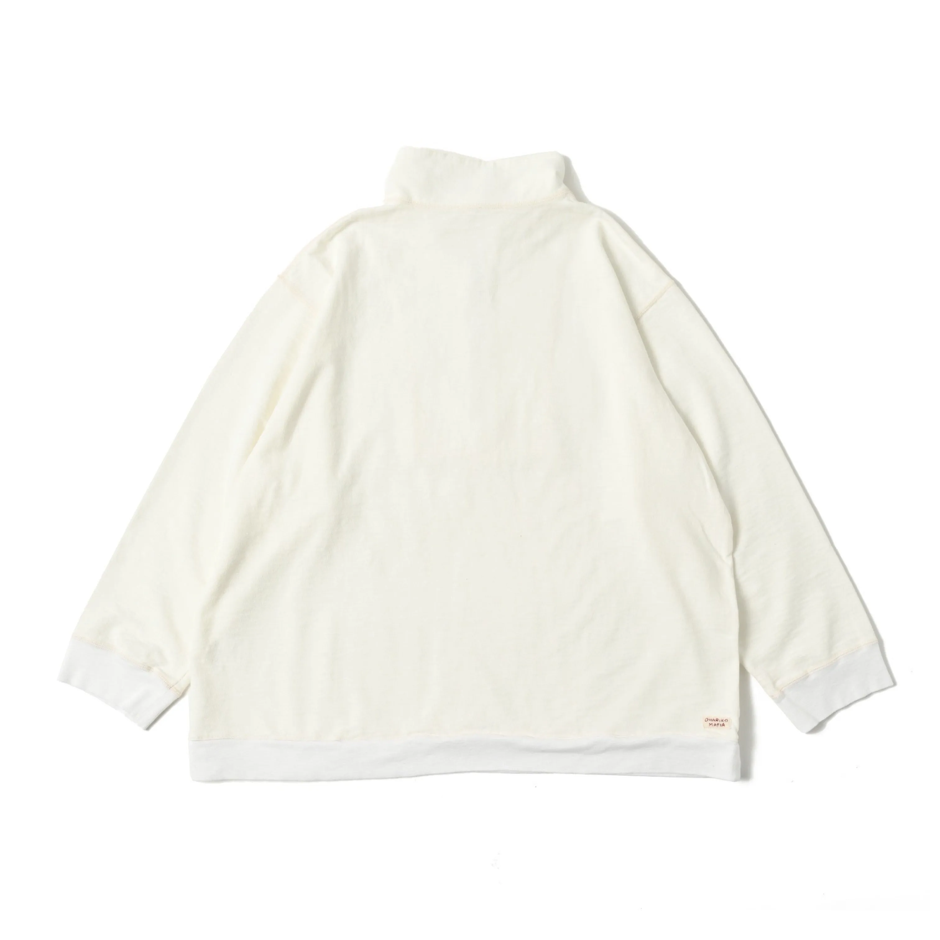 "KYOTO EXCLUSIVE" OHARIKO MAFIA WAPPEN HALF ZIP SWEAT SHIRT