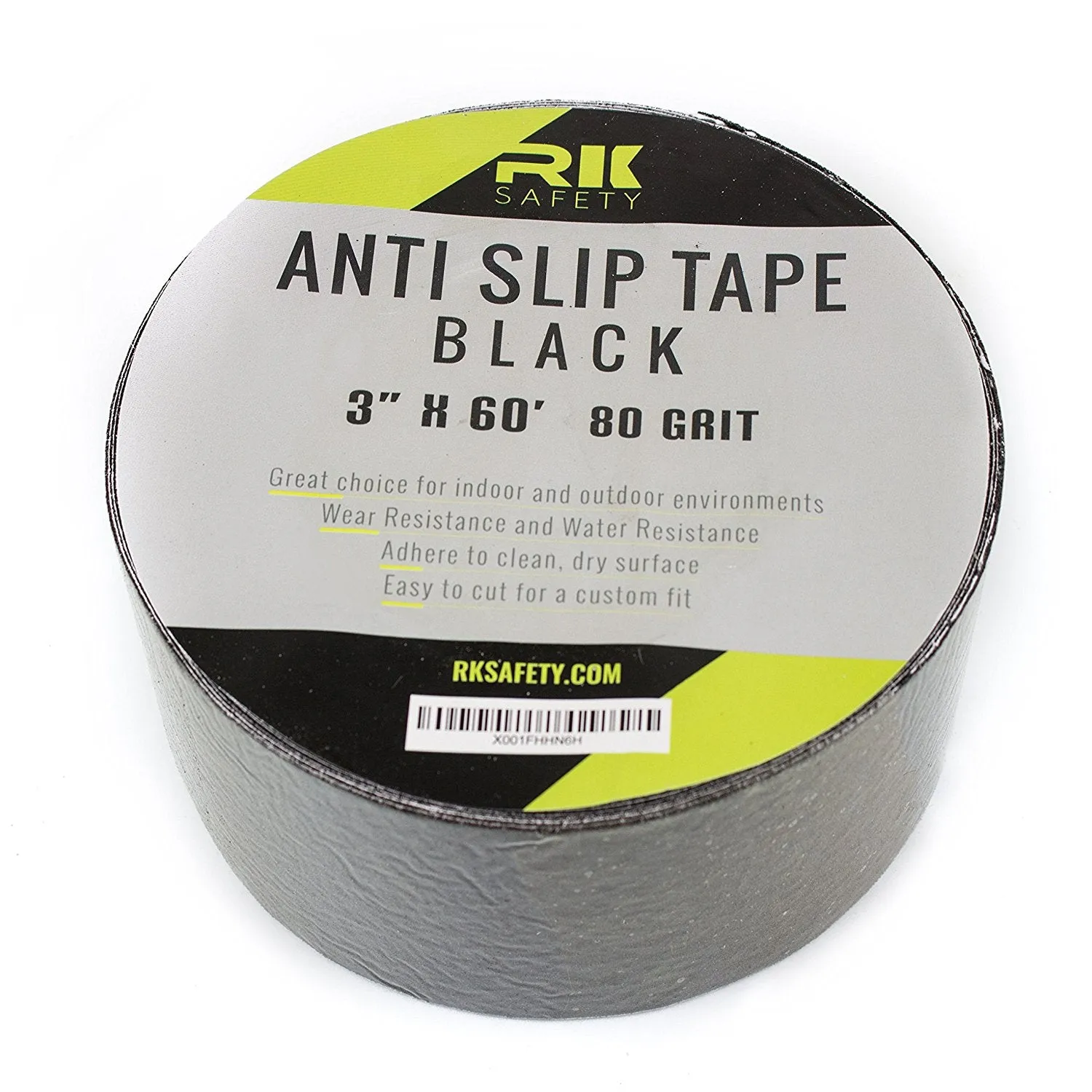 RK Safety 3" x 60" Anti Slip Track Tape Black Color