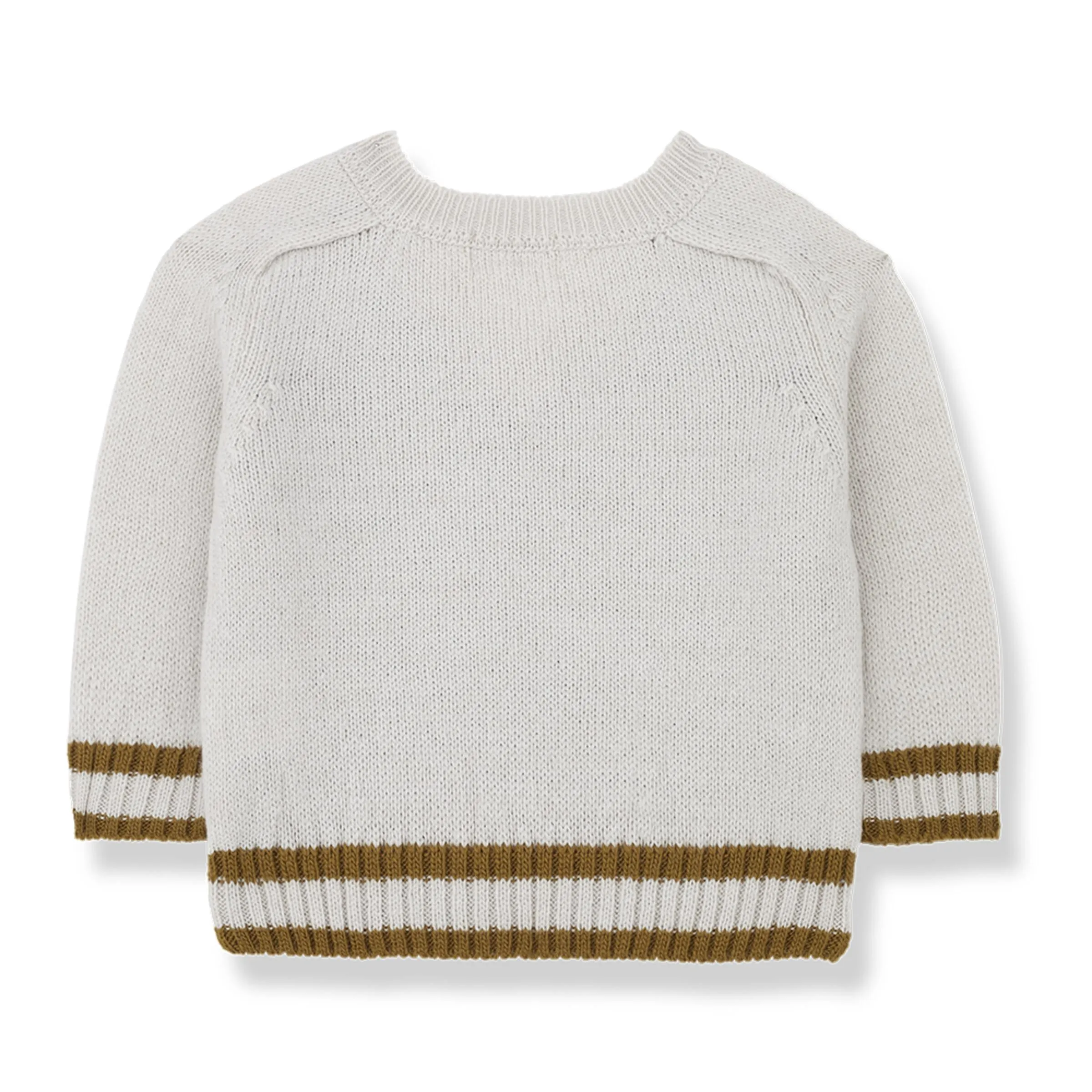 Roderic Jacquard Pullover, Oatmeal