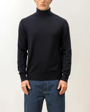 Rollkragen Pullover aus Cashmere in Navy