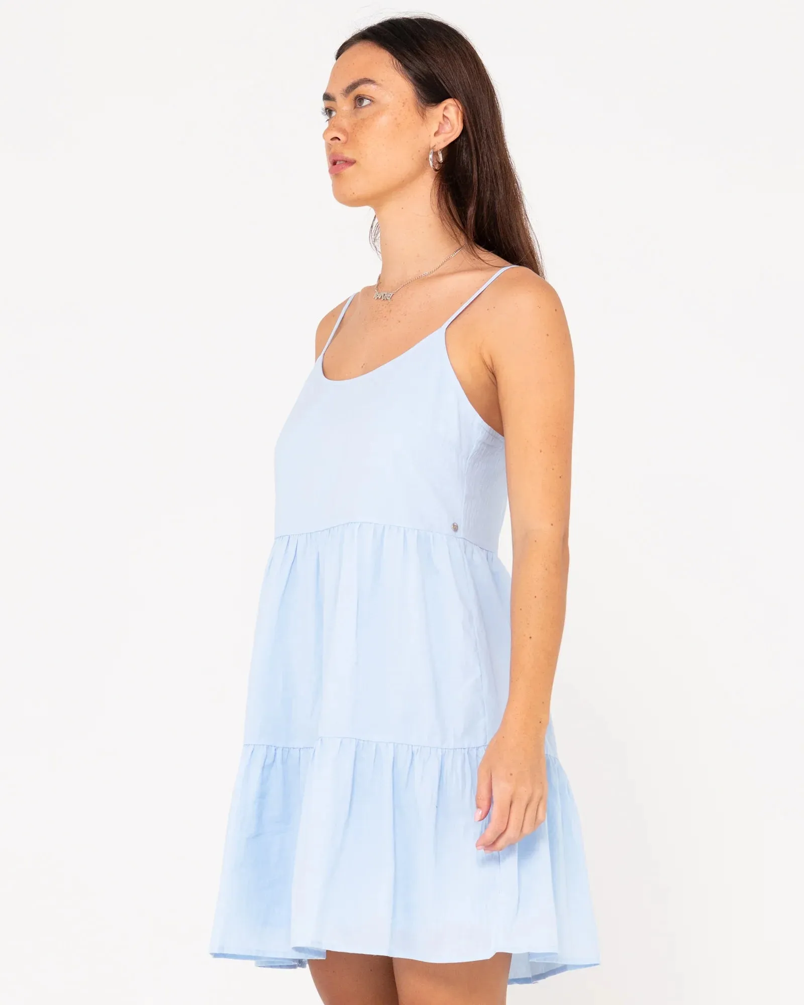 Rusty Heather Tiered Slip Dress