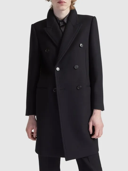 Saint Laurent   Diagonale 50s wool coat 