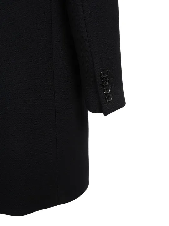 Saint Laurent   Diagonale 50s wool coat 