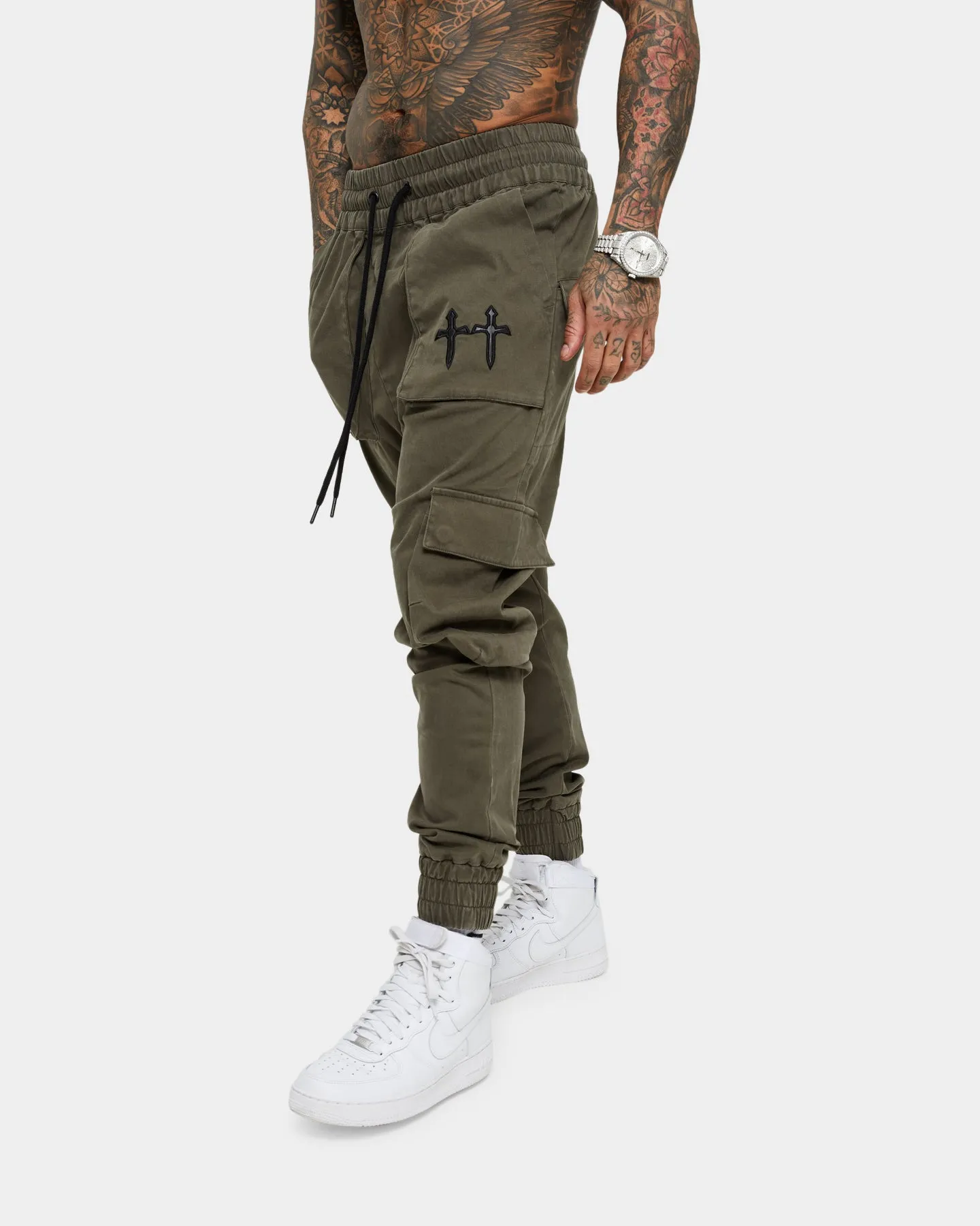 Saint Morta Day of the Dead Joggers Army Green