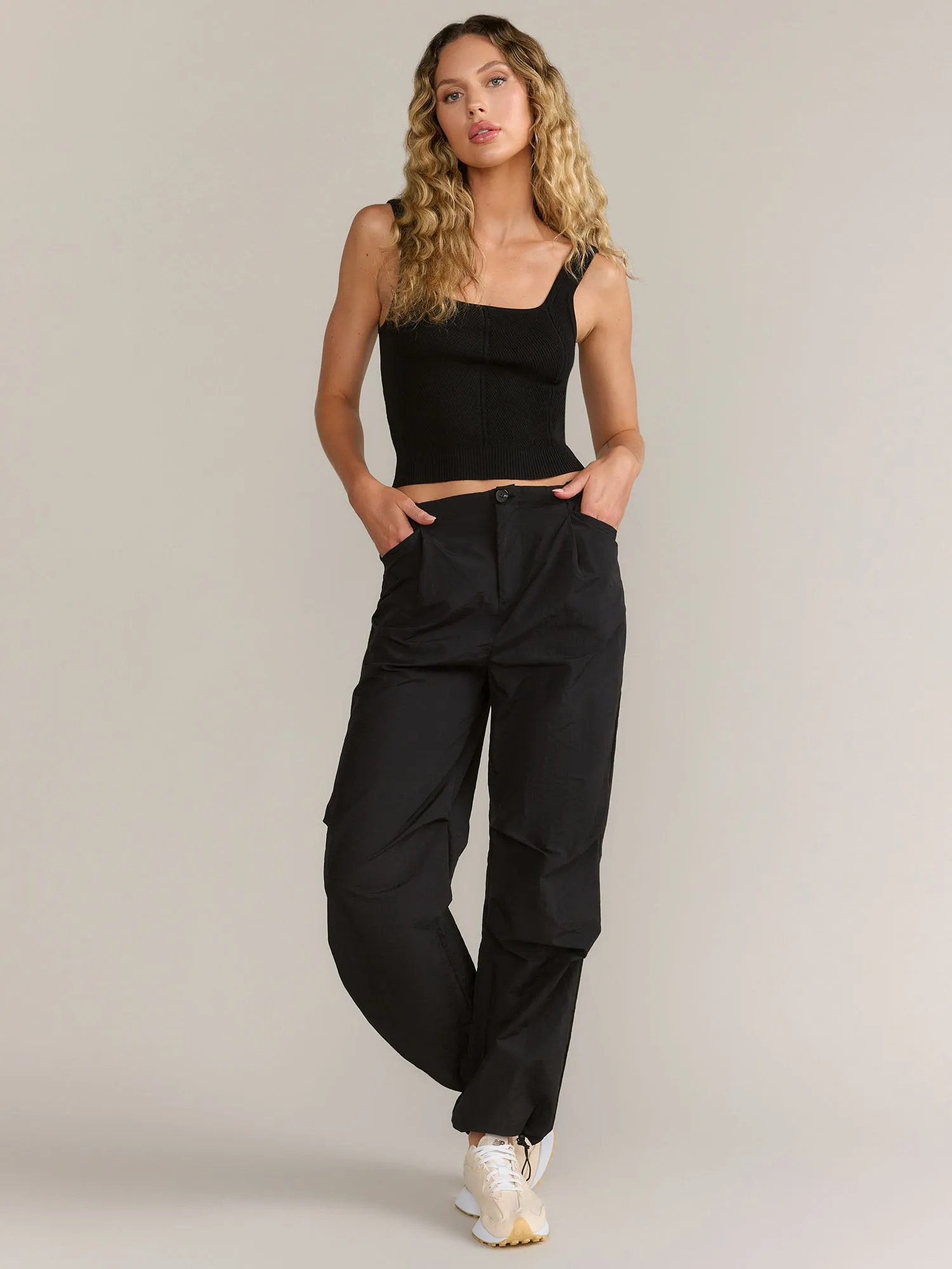 Sans Souci Bungee-Waist Nylon Jogger - Brands We Love